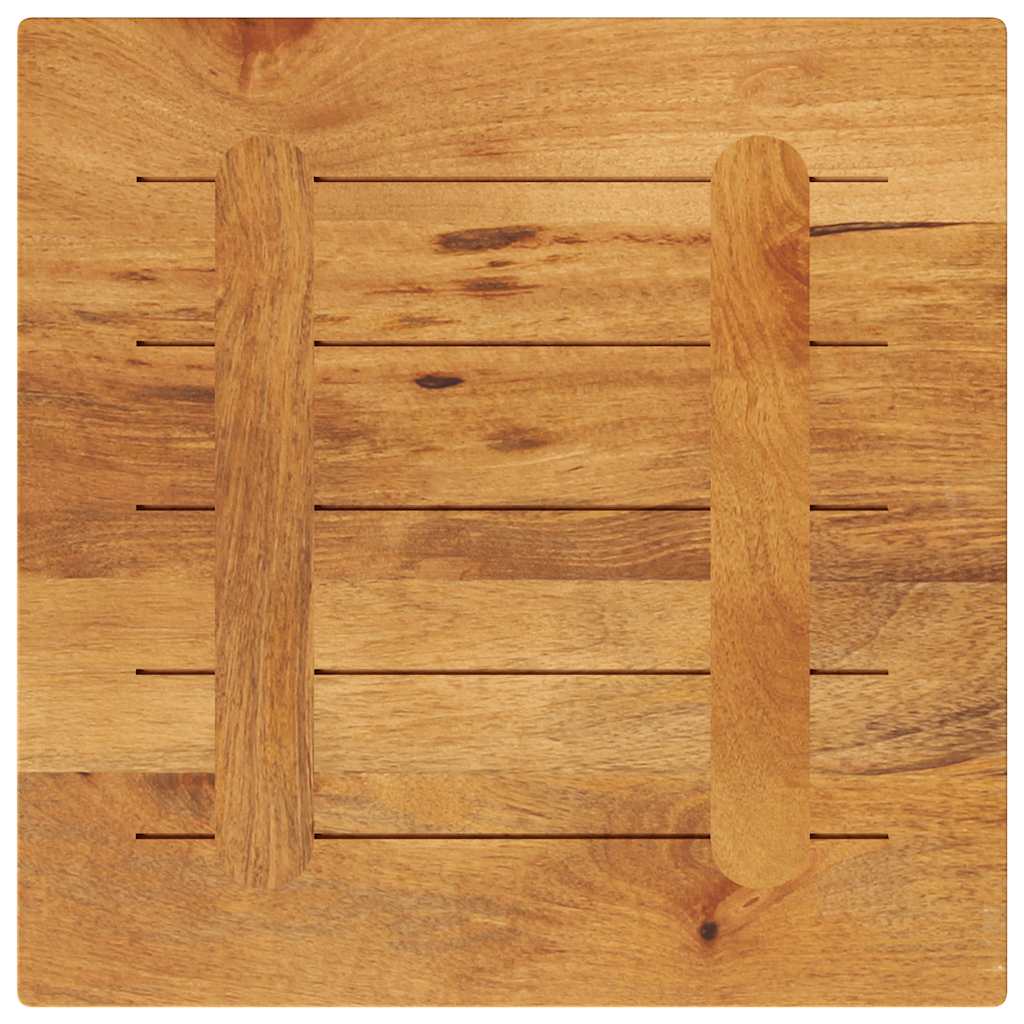 Stolna ploča 50x50x3,8 cm četvrtasta od masivnog drva manga