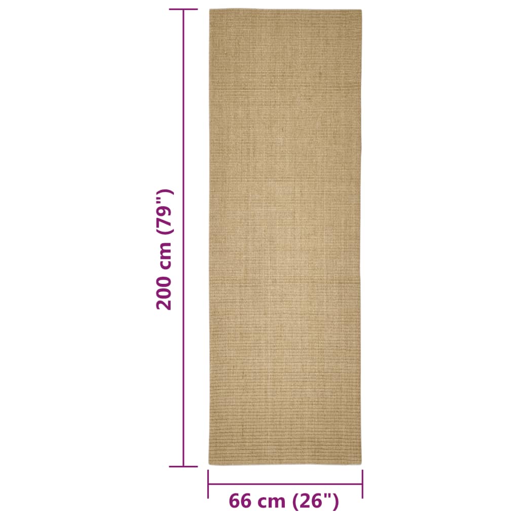 Tepih od sisala za grebanje 66 x 200 cm