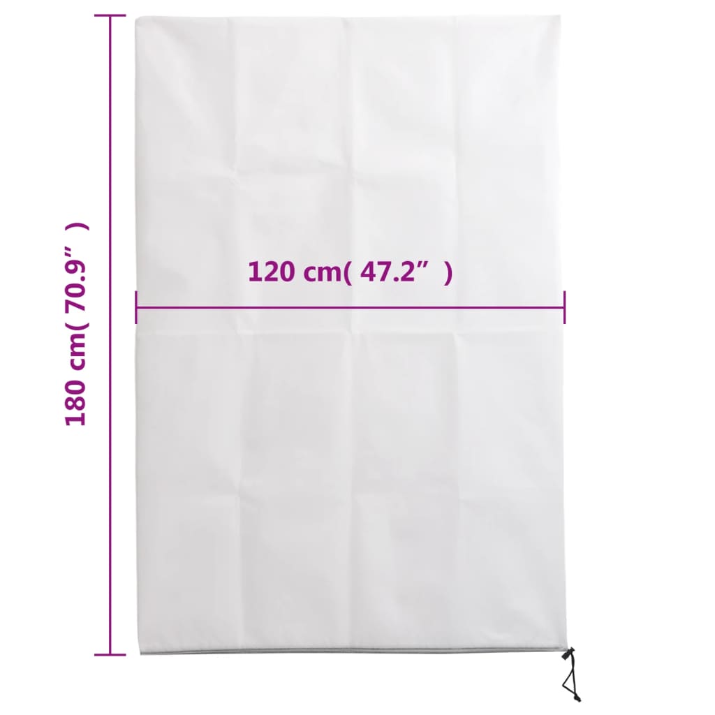 Navlake za biljke od flisa s patentom 10 kom 70 g/m² 1,2x1,8 m
