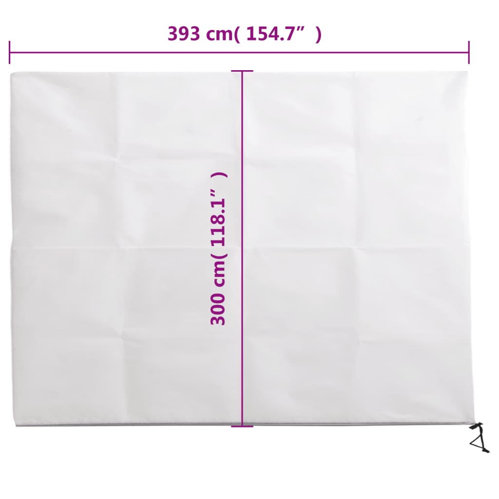 Navlake za biljke od flisa s patentom 4 kom 70 g/m² 3,93x3 m