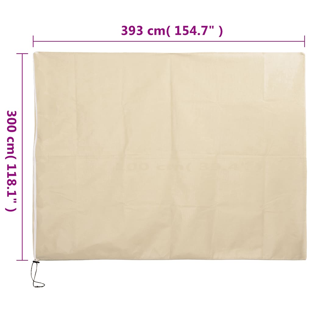 Navlake za biljke od flisa s patentom 4 kom 70 g/m² 3,93x3 m