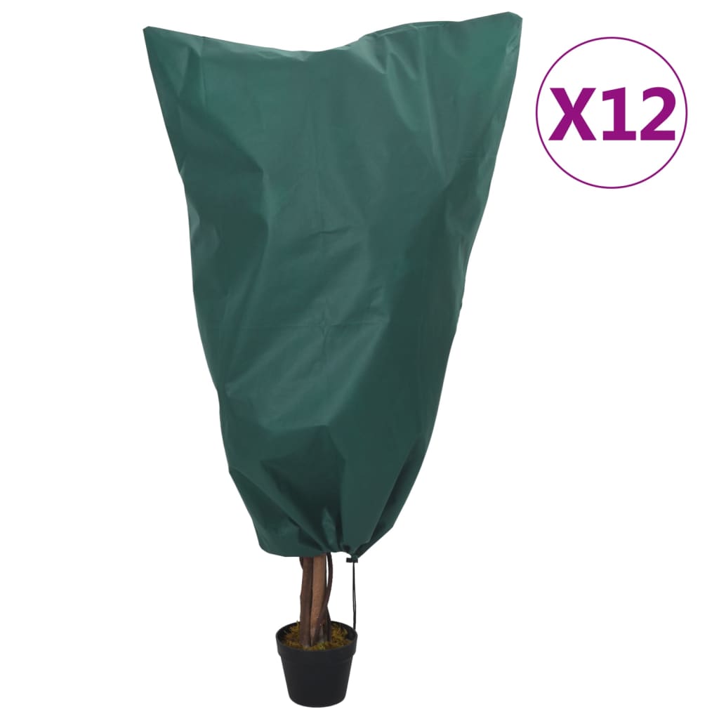 Navlake od flisa za biljke s vezicom 8 kom 70 g/m² 0,8 x 1,2 m
