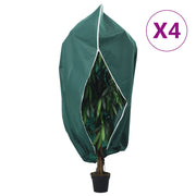 Navlake za biljke od flisa s patentom 4 kom 70 g/m² 3,14x2,5 m