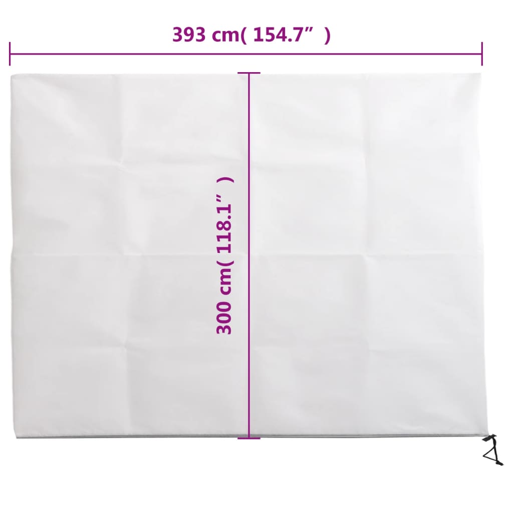 Navlake za biljke od flisa s patentom 10 kom 70 g/m² 3,93x3 m