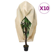 Navlake za biljke od flisa s patentom 10 kom 70 g/m² 3,93x3,5 m