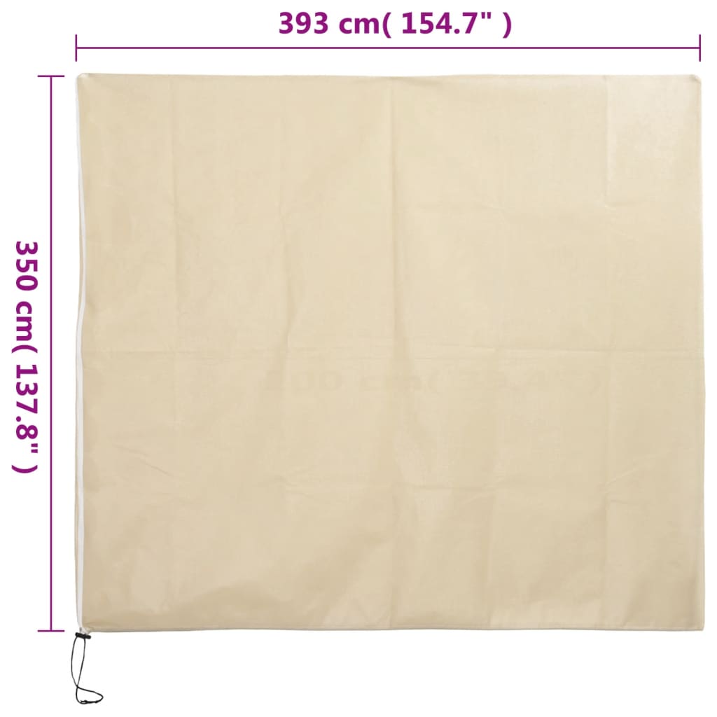 Navlake za biljke od flisa s patentom 10 kom 70 g/m² 3,93x3,5 m