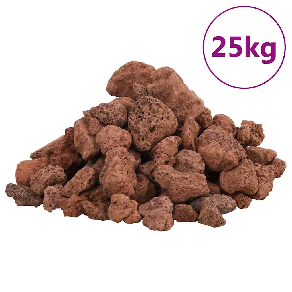 Vulkansko kamenje 25 kg crveno 1 - 2 cm