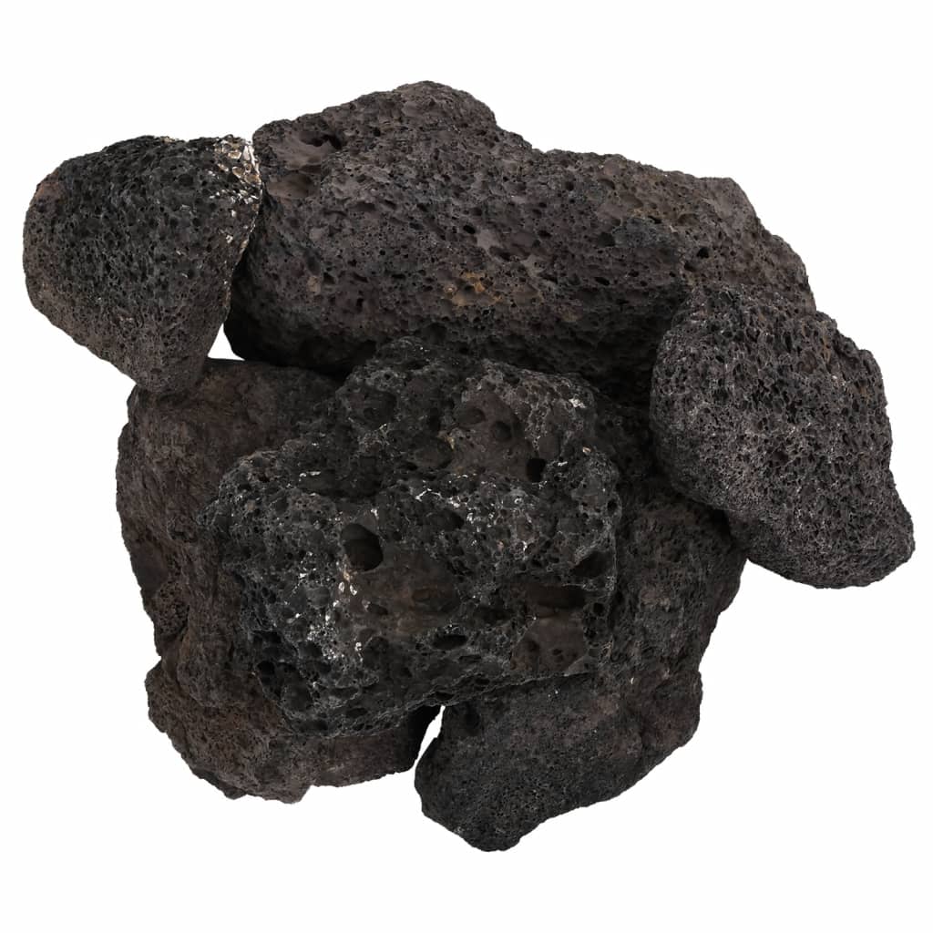 Vulkansko kamenje 25 kg crno 10-30 cm