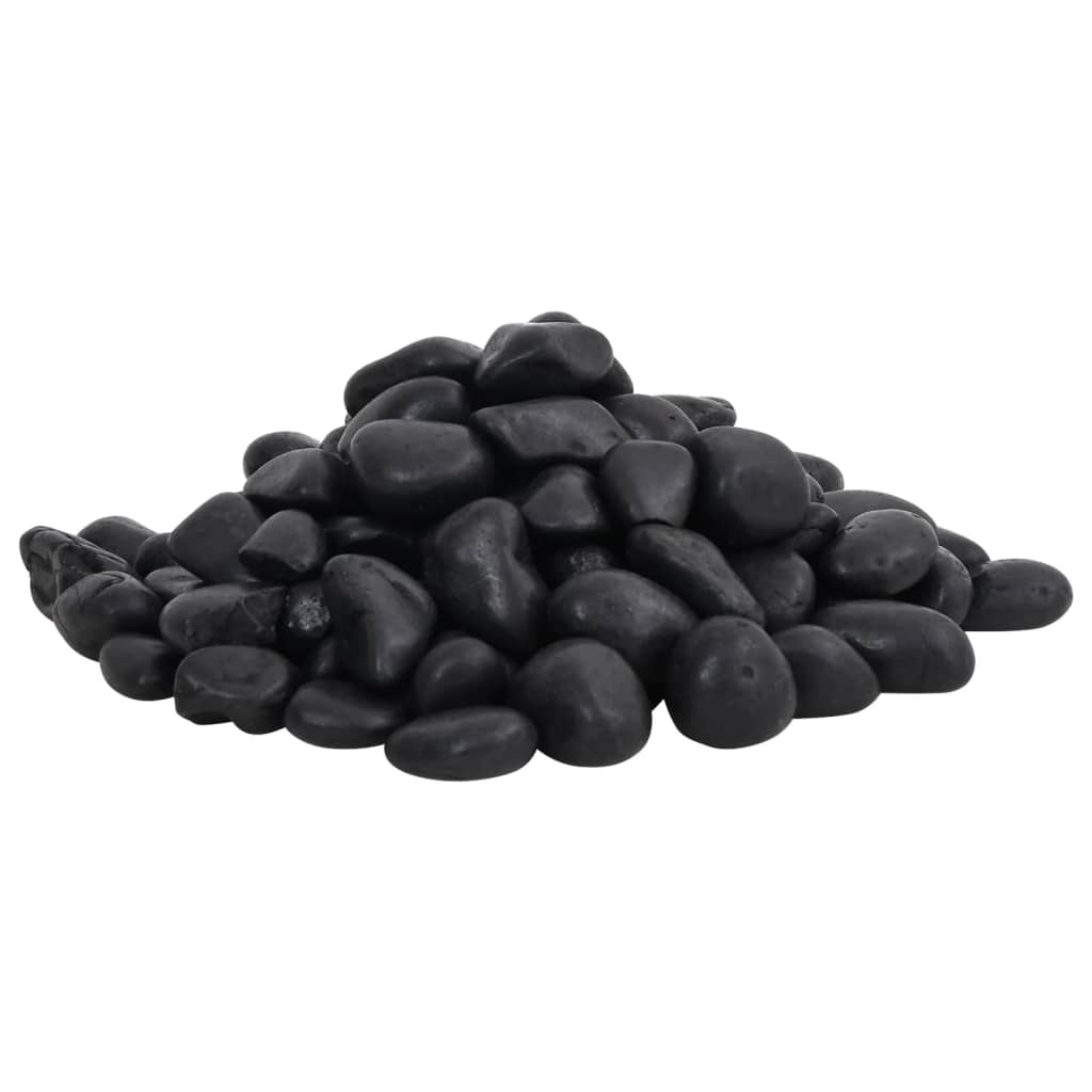 Polirani kamenčići 25 kg crni 2 - 5 cm