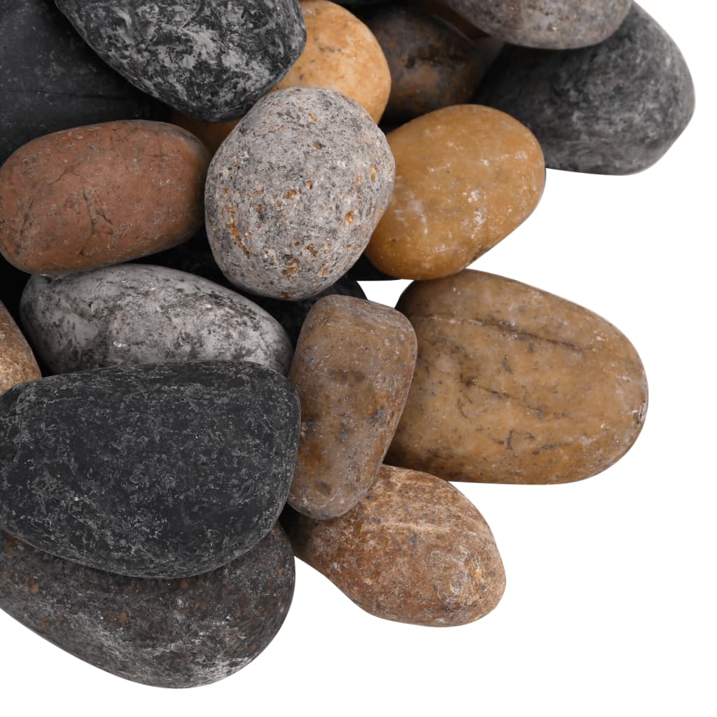 Polirani kamenčići 25 kg raznobojni 5 - 8 cm