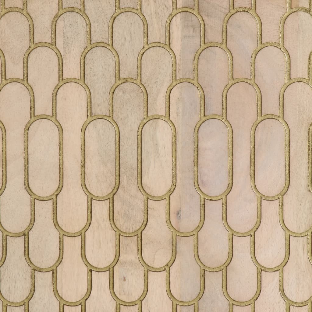 Visoka komoda 60 x 33 x 100 cm od masivnog drva manga
