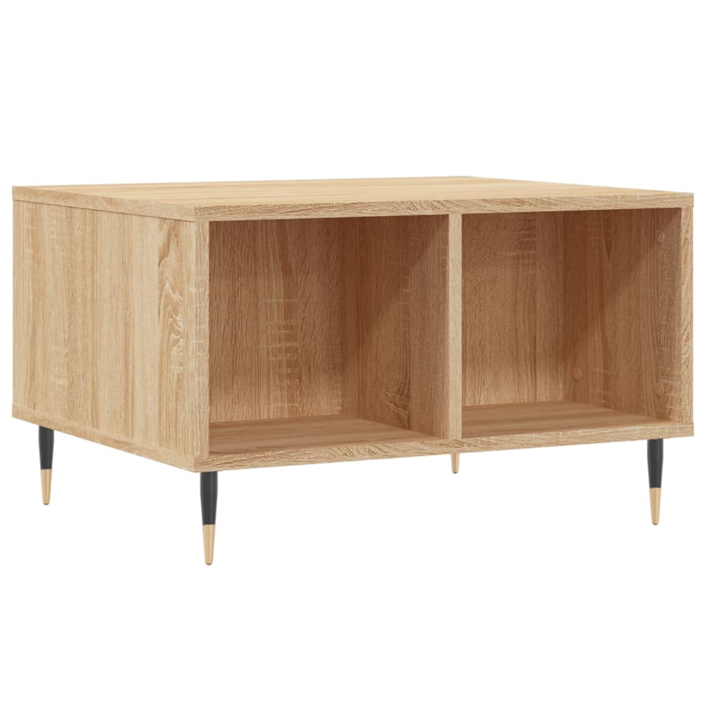 Stolić za kavu boja hrasta 60 x 50 x 36,5 cm konstruirano drvo