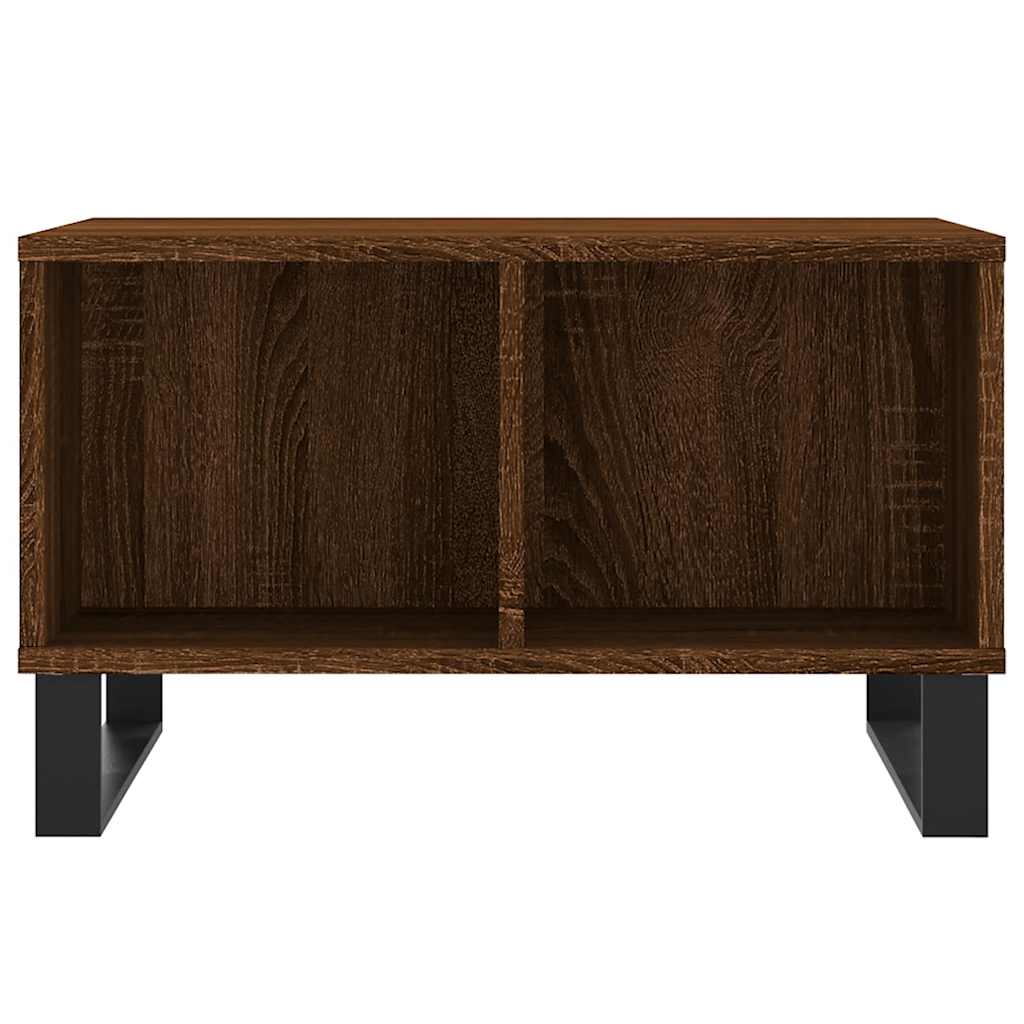 Stolić za kavu Smeđa hrasta 60x50x36,5 cm konstruirano drvo