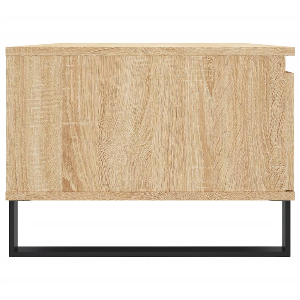 Stolić za kavu boja hrasta 90x50x36,5 cm konstruirano drvo