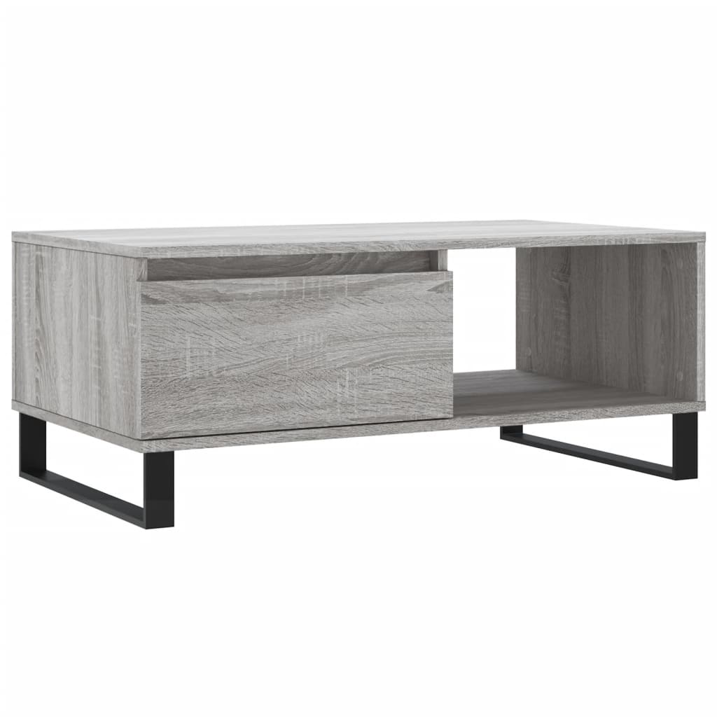 Stolić za kavu boja sivog hrasta 90x50x36,5cm konstruirano drvo