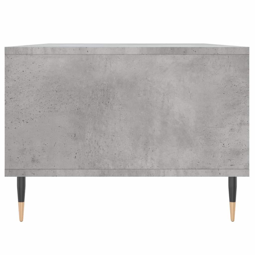 Stolić za kavu boja betona 90x50x36,5 cm konstruirano drvo