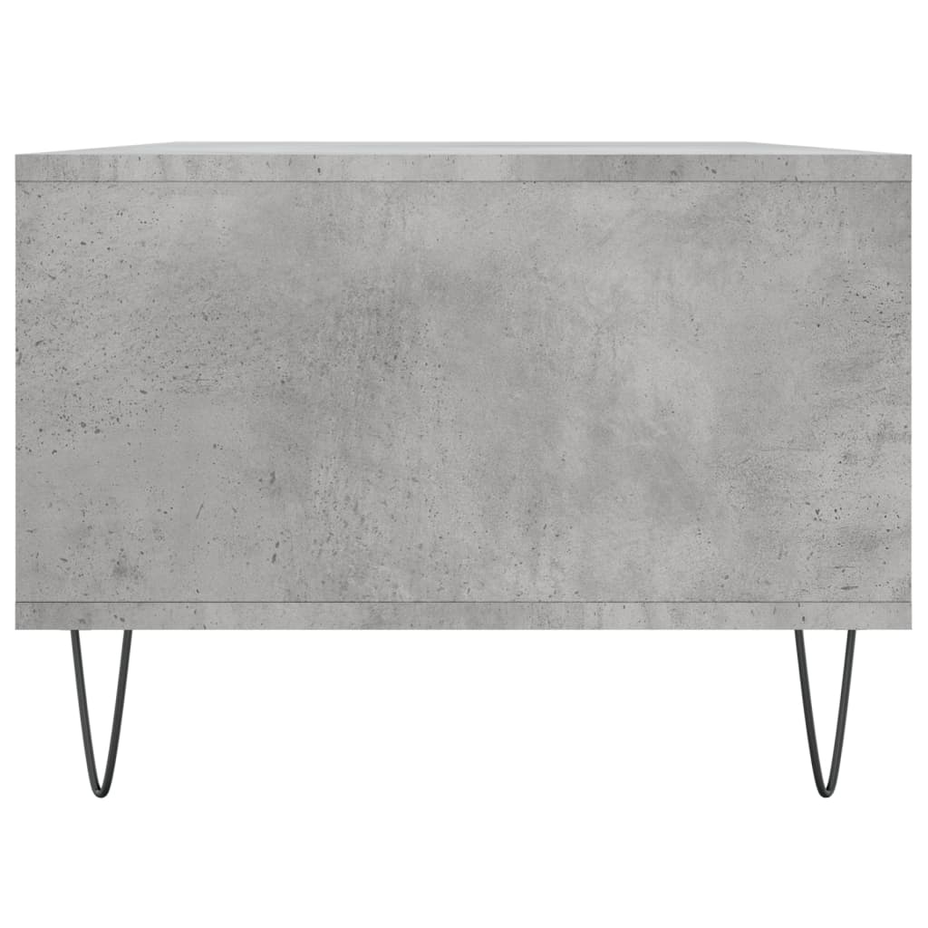 Stolić za kavu boja betona 90x50x36,5 cm konstruirano drvo