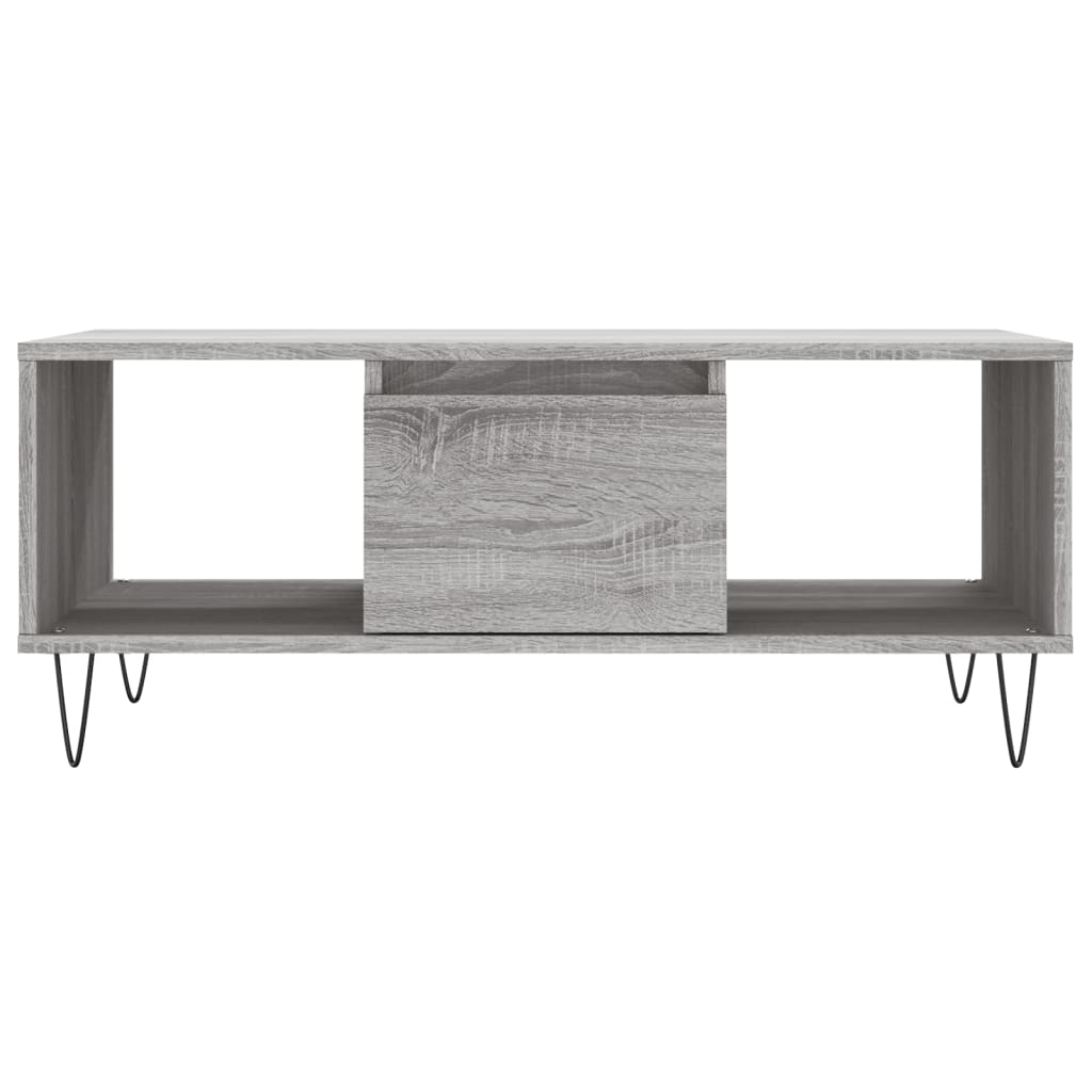 Stolić za kavu boja sivog hrasta 90x50x36,5cm konstruirano drvo