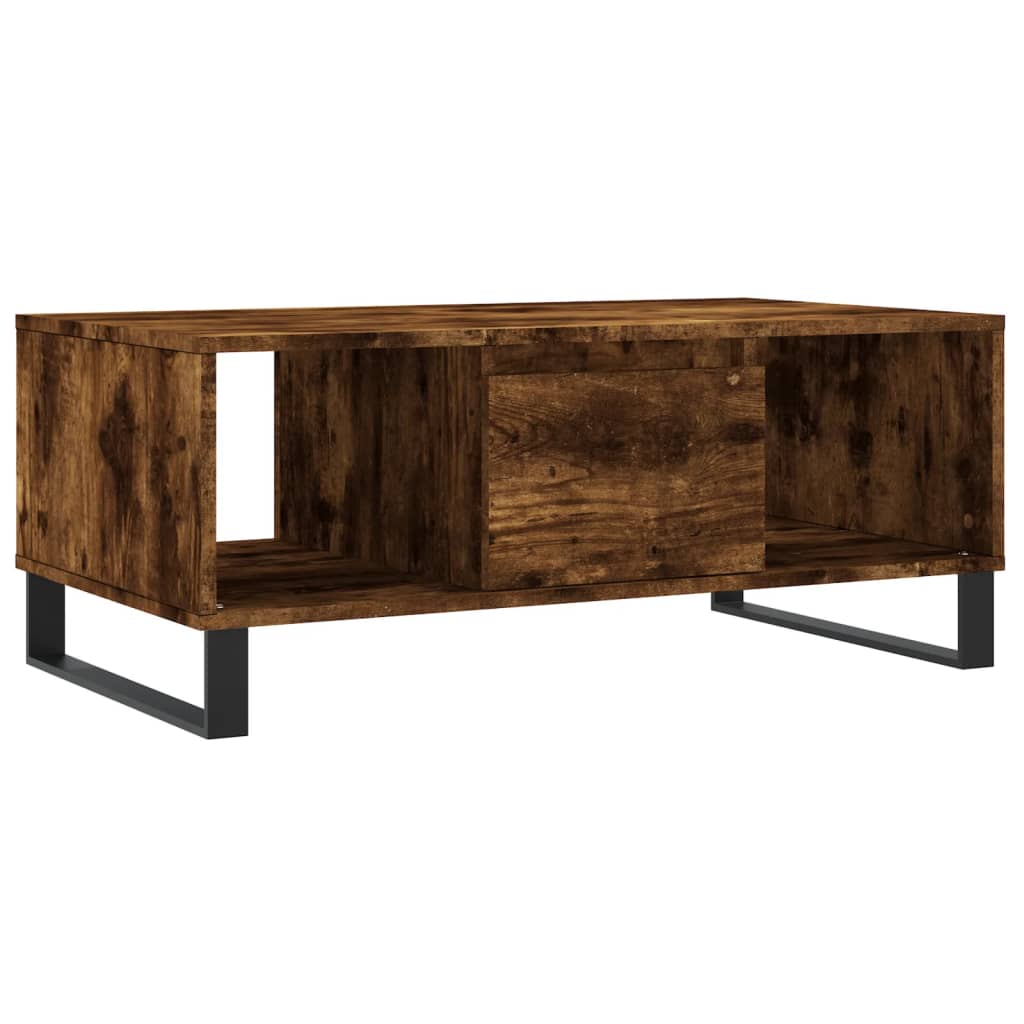 Stolić za kavu boja hrasta 90x50x36,5 cm konstruirano drvo