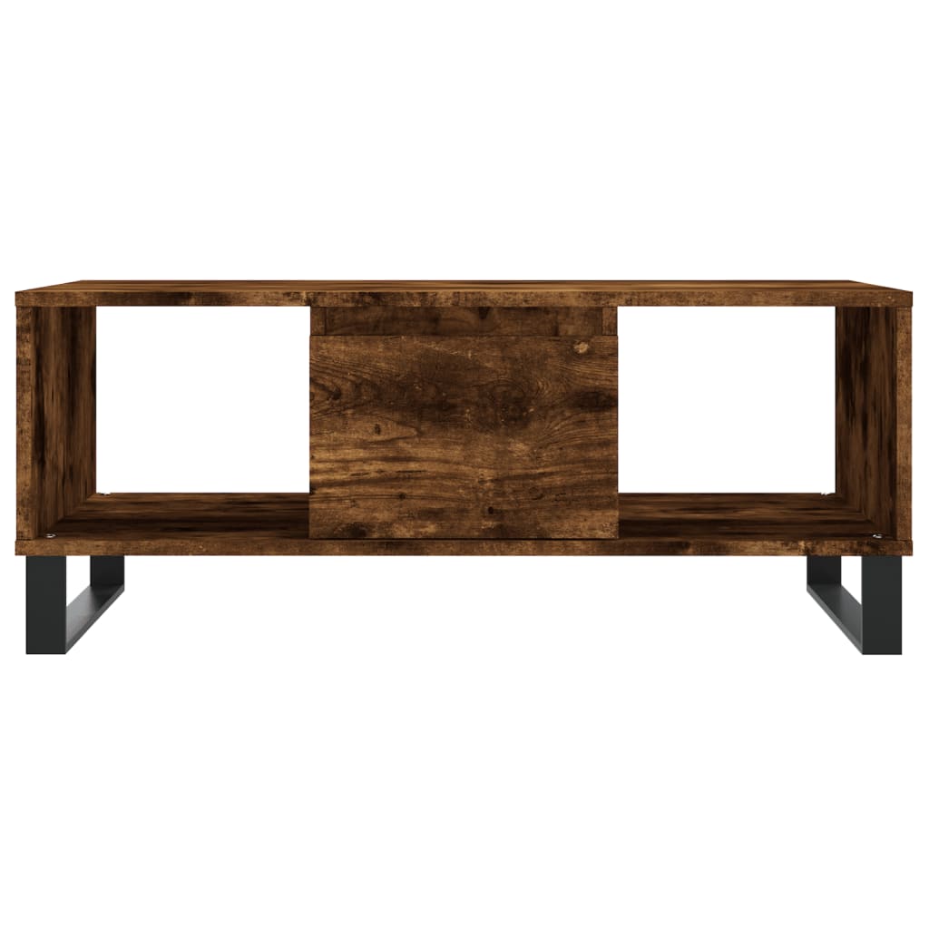 Stolić za kavu boja hrasta 90x50x36,5 cm konstruirano drvo