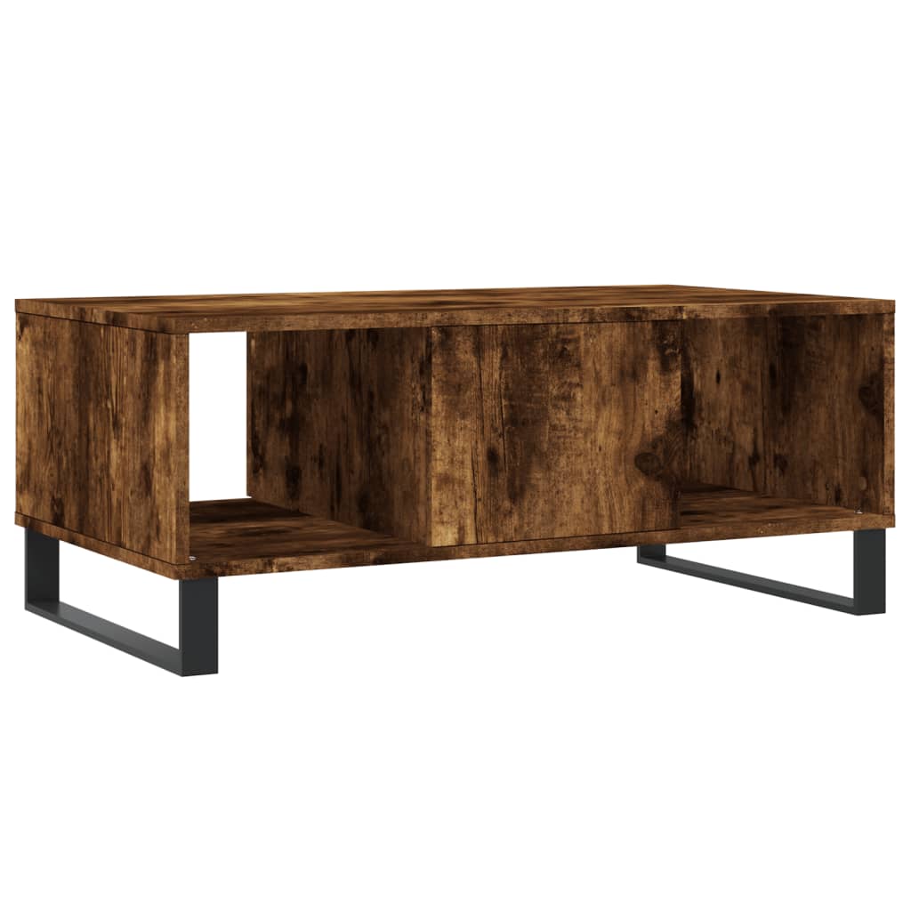 Stolić za kavu boja hrasta 90x50x36,5 cm konstruirano drvo