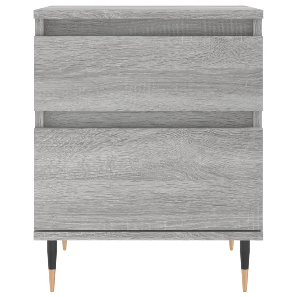 Noćni ormarići 2 kom boja hrasta 40x35x50 cm konstruirano drvo