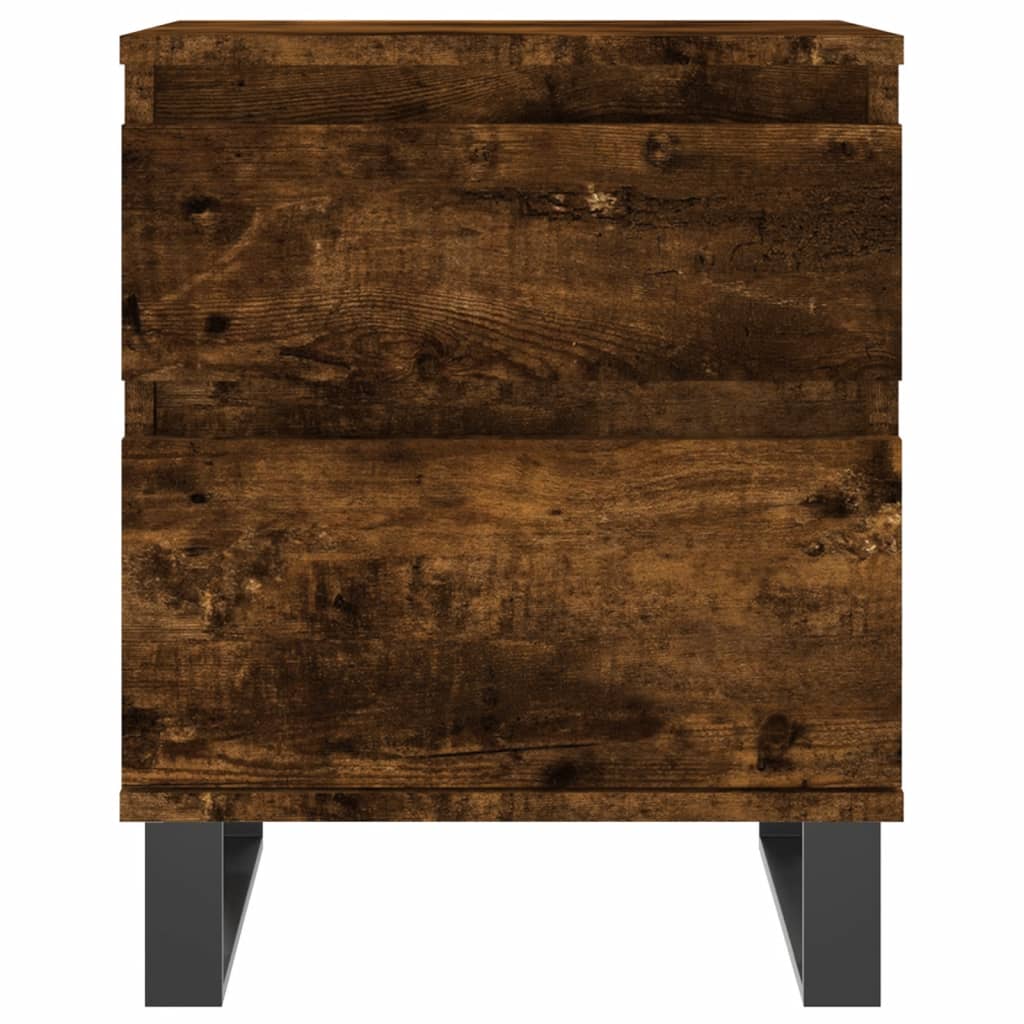 Noćni ormarići 2 kom boja hrasta 40x35x50 cm konstruirano drvo