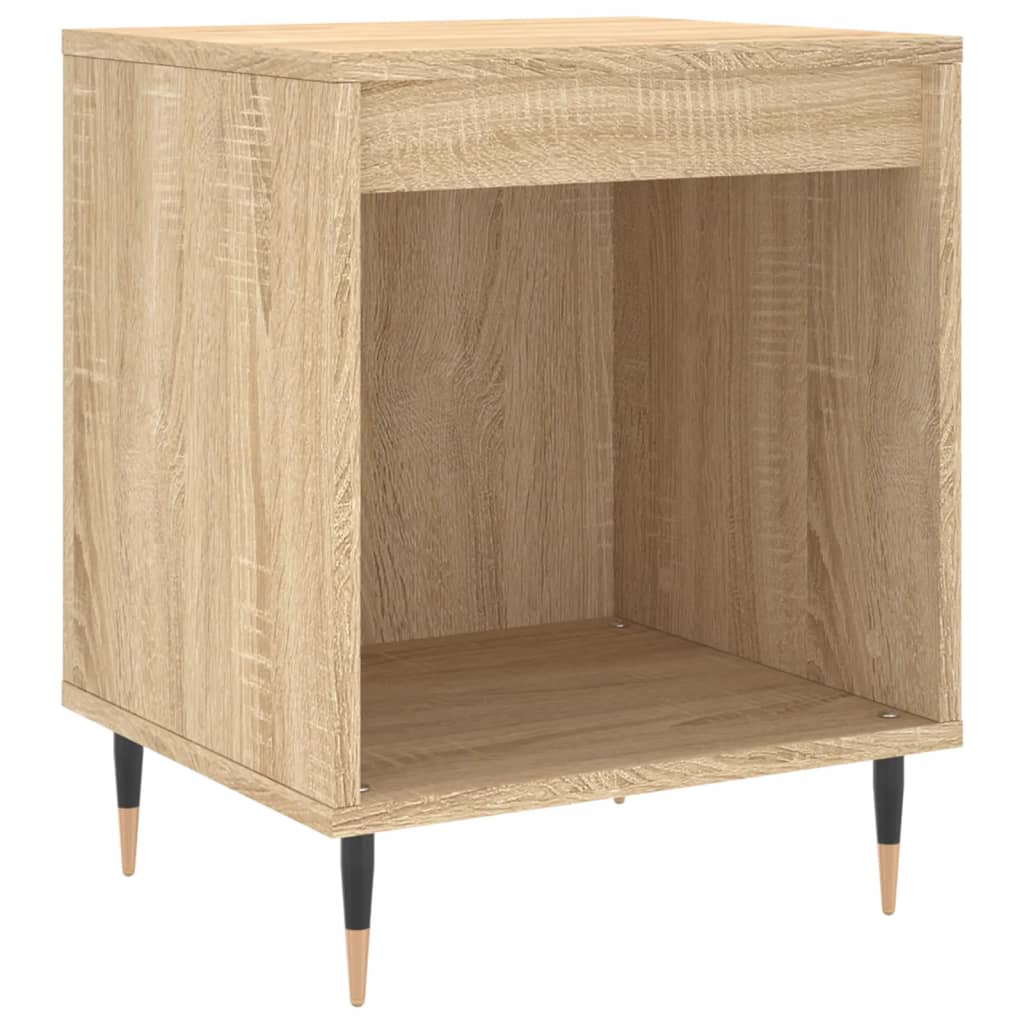 Noćni ormarići 2 kom boja hrasta 40x35x50 cm konstruirano drvo