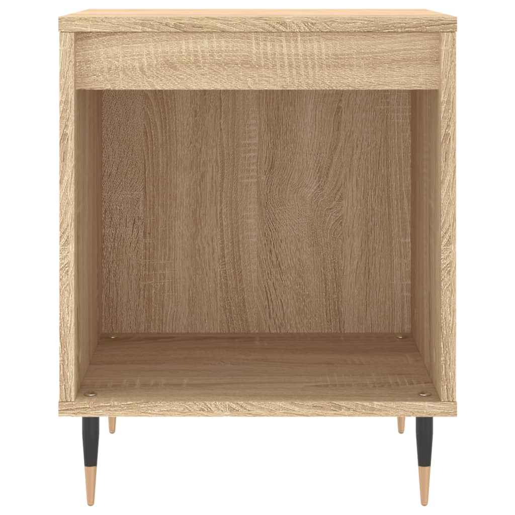 Noćni ormarići 2 kom boja hrasta 40x35x50 cm konstruirano drvo