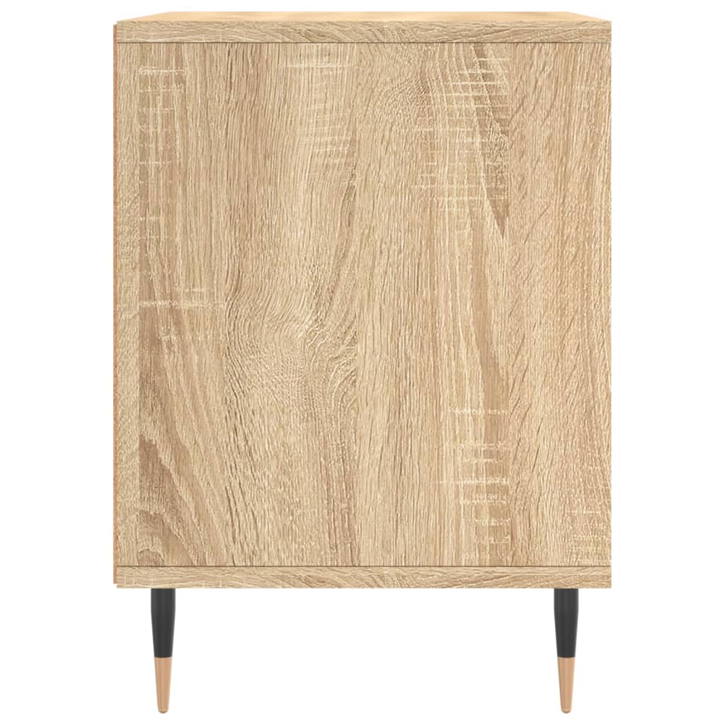 Noćni ormarići 2 kom boja hrasta 40x35x50 cm konstruirano drvo