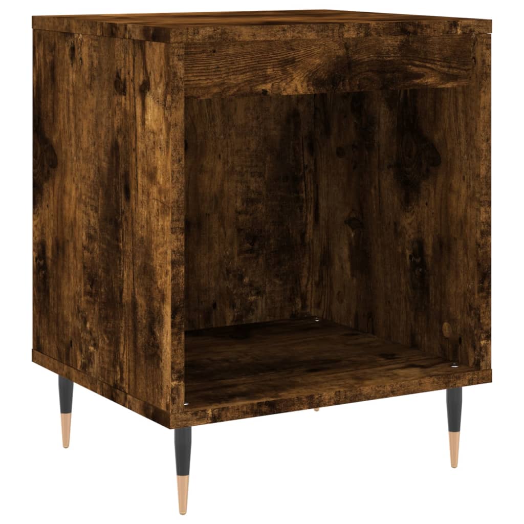 Noćni ormarići 2 kom boja hrasta 40x35x50 cm konstruirano drvo