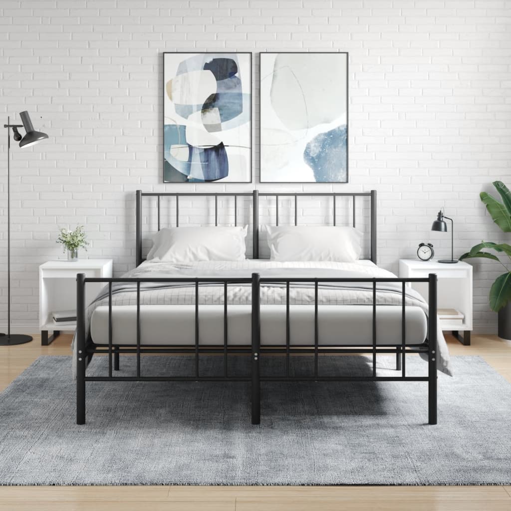 Noćni ormarići 2 kom bijeli 40 x 35 x 50 cm konstruirano drvo