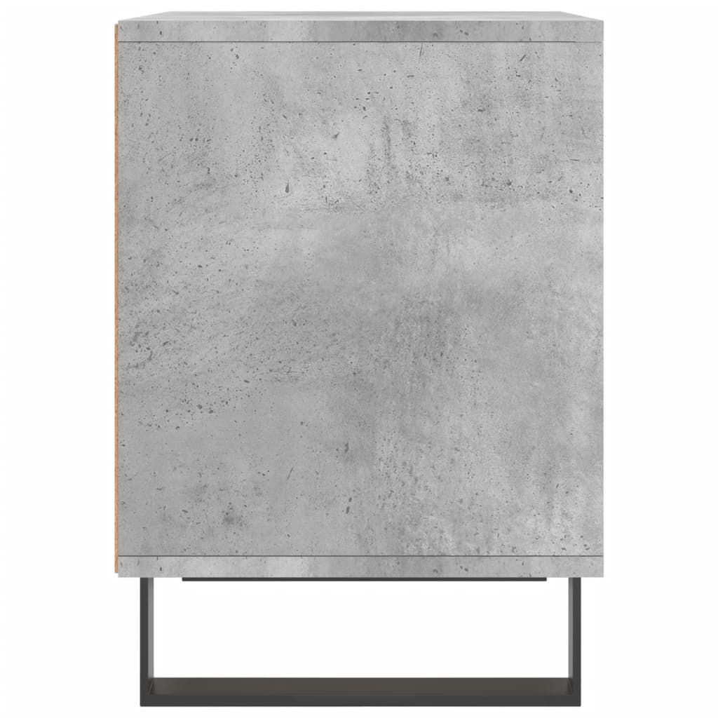 Noćni ormarići 2 kom boja betona 40x35x50 cm konstruirano drvo