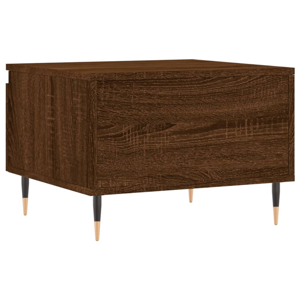 Stolići za kavu 2 kom boja hrasta 50x46x35 cm konstruirano drvo