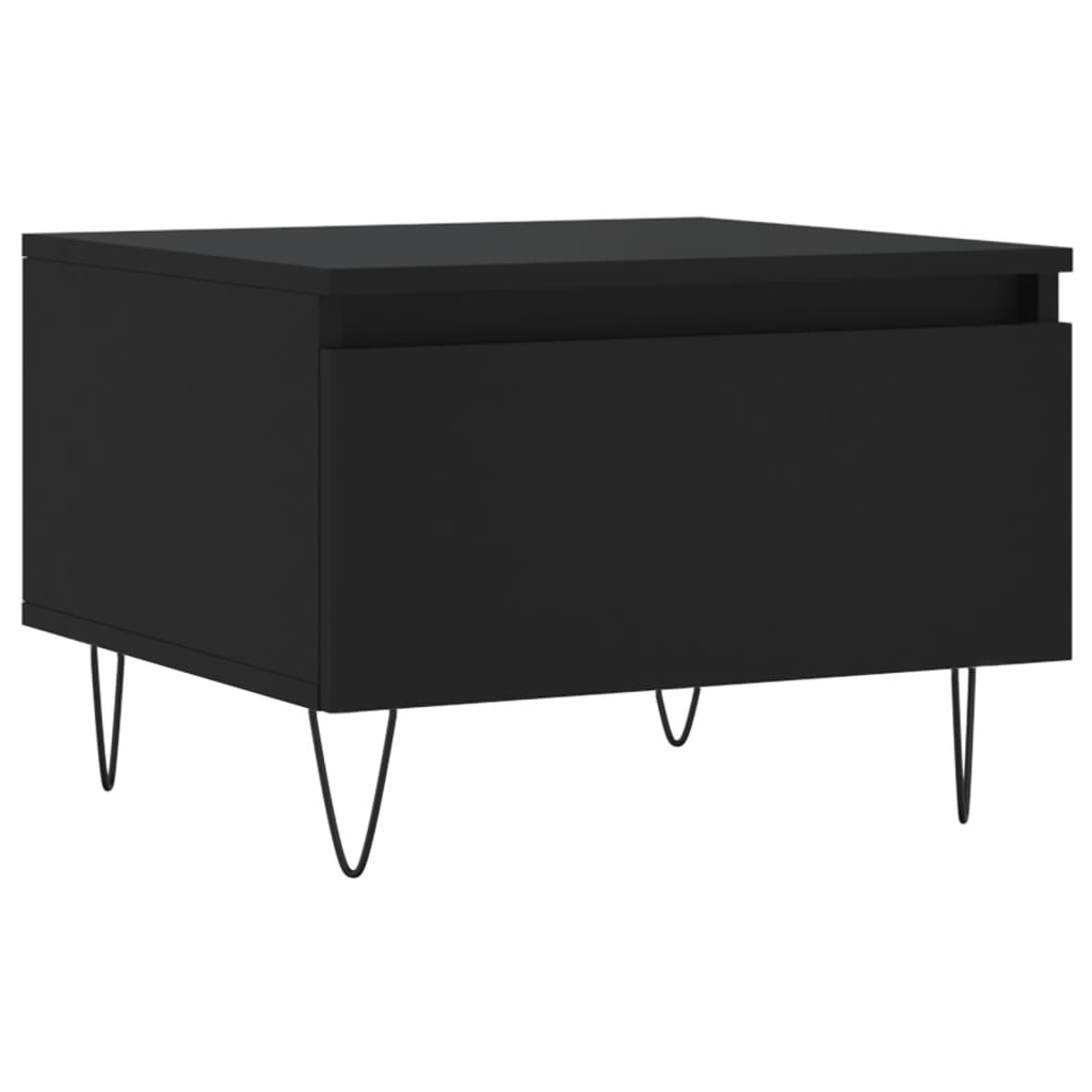 Stolići za kavu 2 kom crni 50 x 46 x 35 cm konstruirano drvo