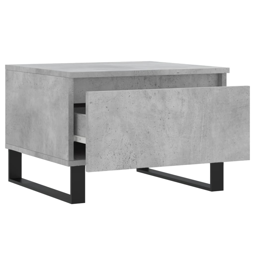 Stolići za kavu 2 kom boja betona 50x46x35 cm konstruirano drvo