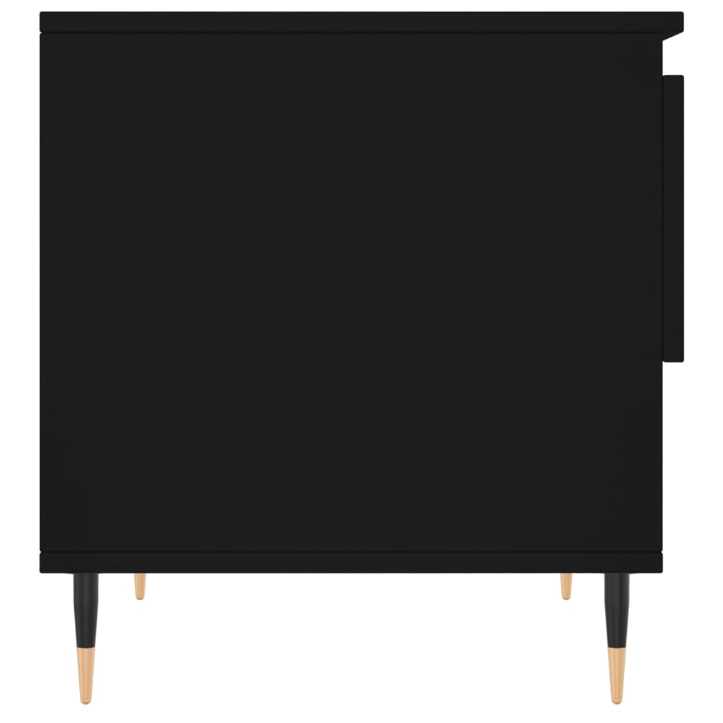Stolić za kavu crni 50 x 46 x 50 cm od konstruiranog drva