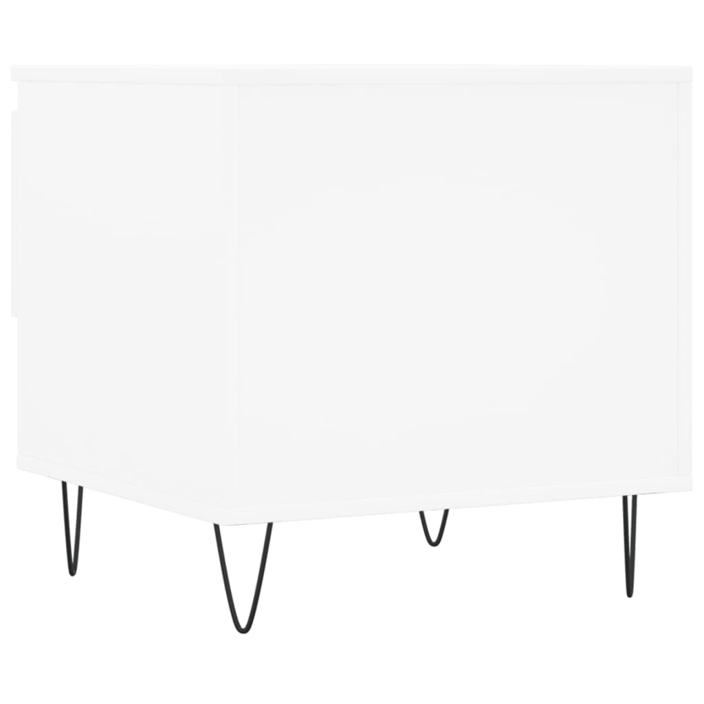 Stolići za kavu 2 kom bijeli 50x46x50 cm od konstruiranog drva