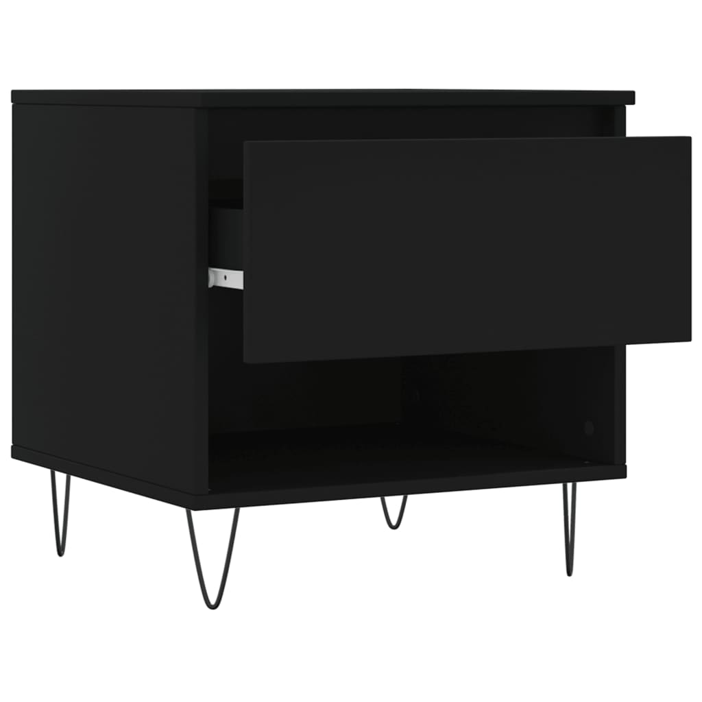 Stolići za kavu 2 kom crni 50x46x50 cm od konstruiranog drva
