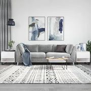 Stolići za kavu 2 kom sjajni bijeli 50 x 46 x 50 cm drveni