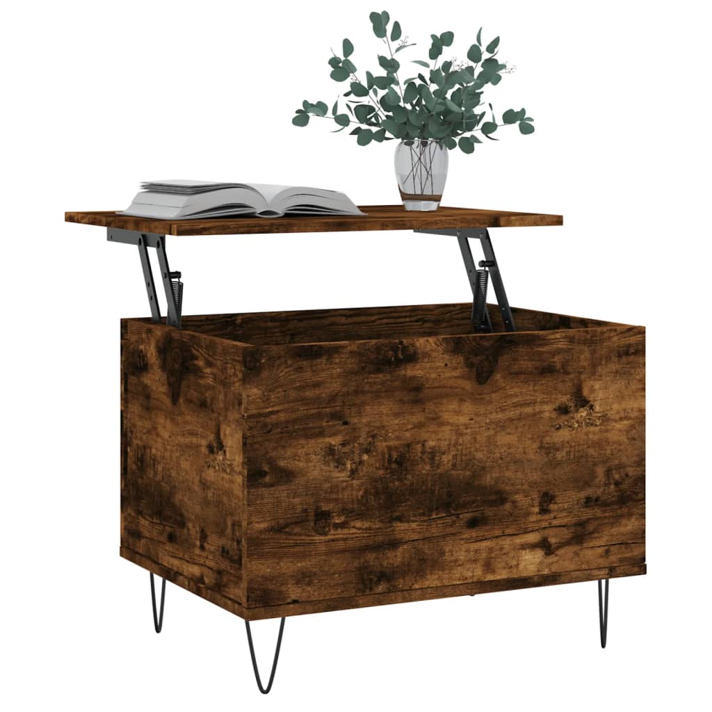 Stolić za kavu boja hrasta 60x44,5x45 cm konstruirano drvo