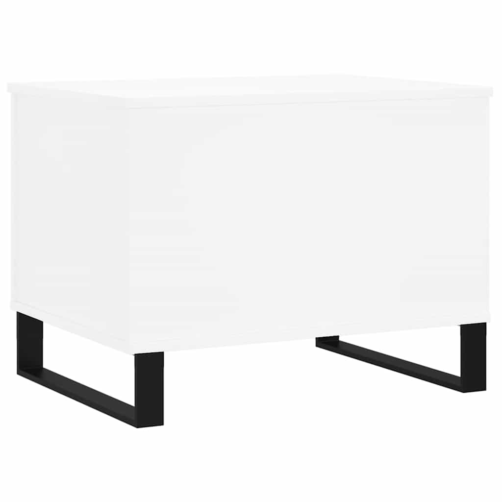 Stolić za kavu bijeli 60 x 44,5 x 45 cm od konstruiranog drva