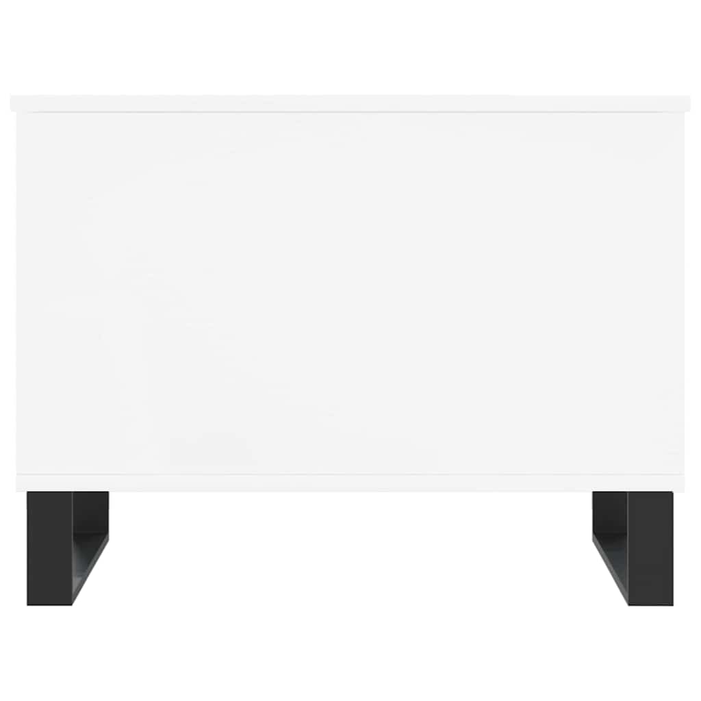 Stolić za kavu bijeli 60 x 44,5 x 45 cm od konstruiranog drva