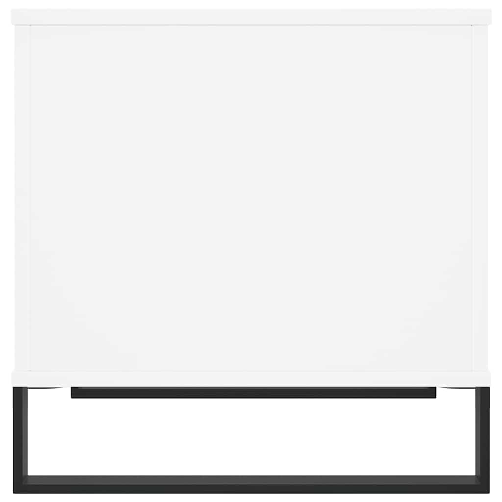 Stolić za kavu bijeli 60 x 44,5 x 45 cm od konstruiranog drva