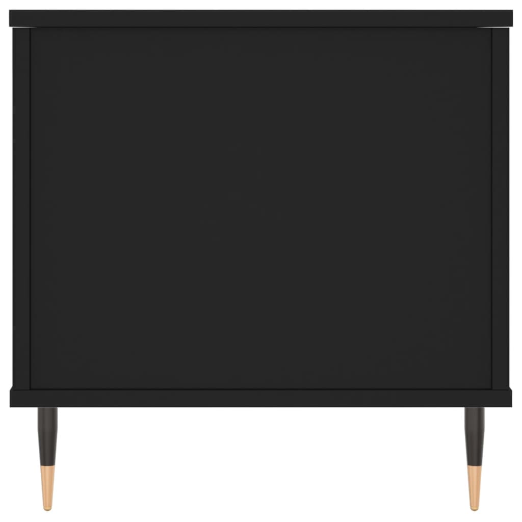 Stolić za kavu crni 90 x 44,5 x 45 cm od konstruiranog drva