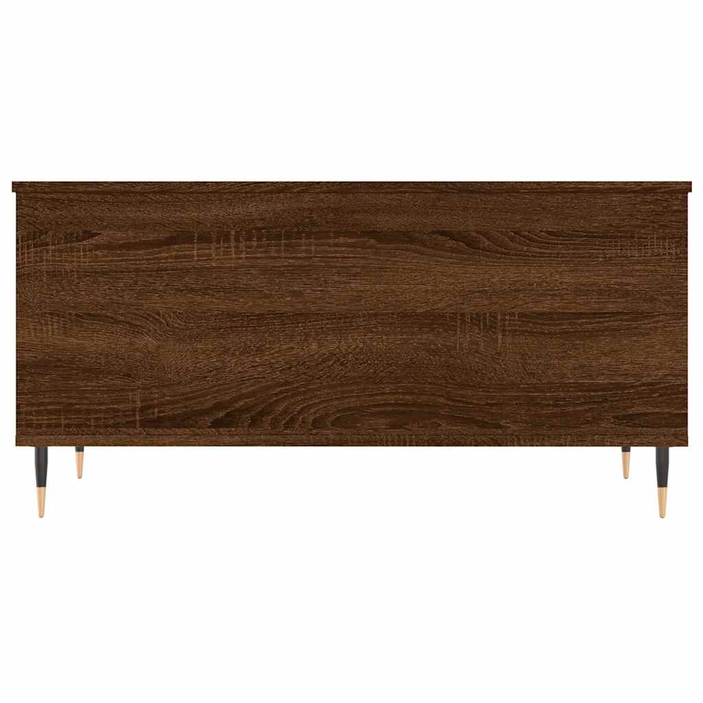 Stolić za kavu boja hrasta 90 x 44,5 x 45 cm konstruirano drvo