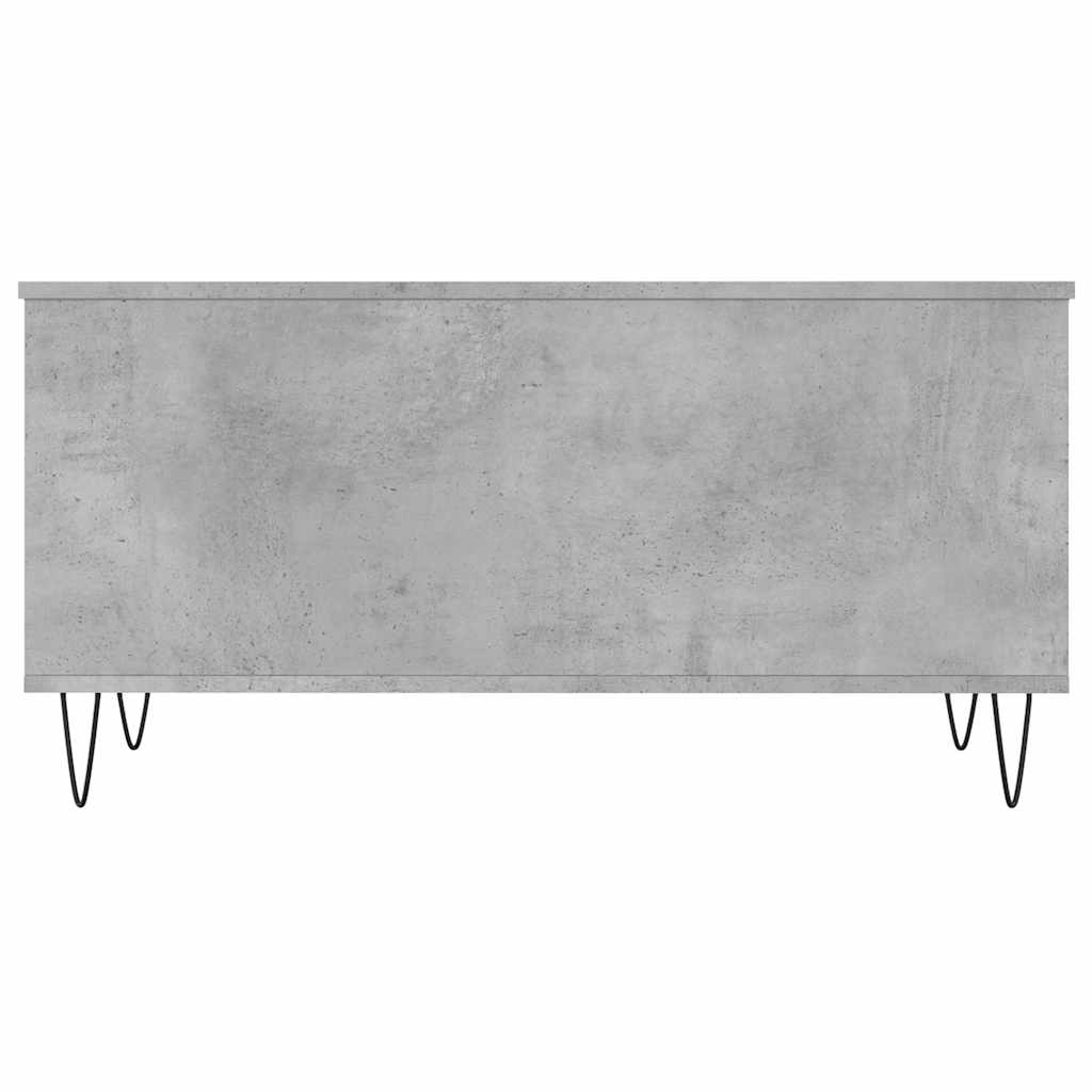 Stolić za kavu siva boja betona 90x44,5x45 cm konstruirano drvo