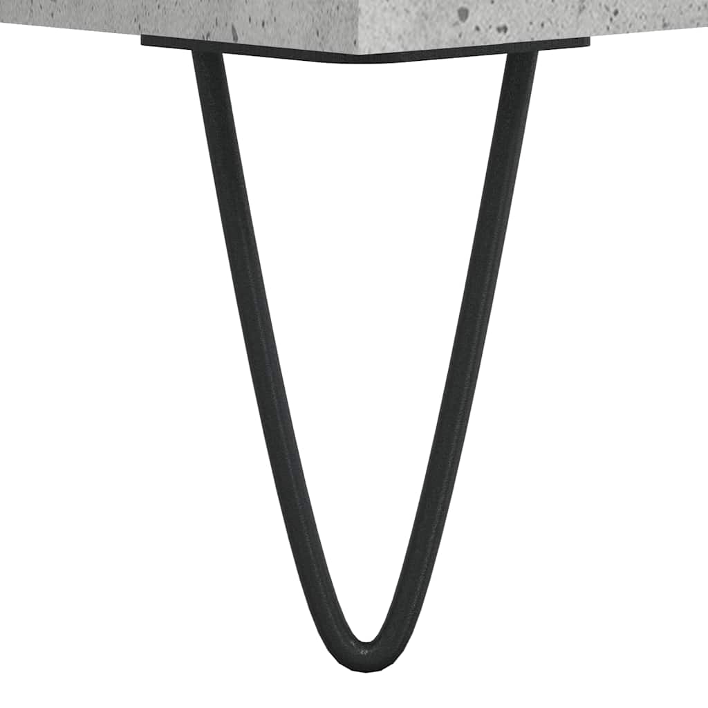 Stolić za kavu siva boja betona 90x44,5x45 cm konstruirano drvo
