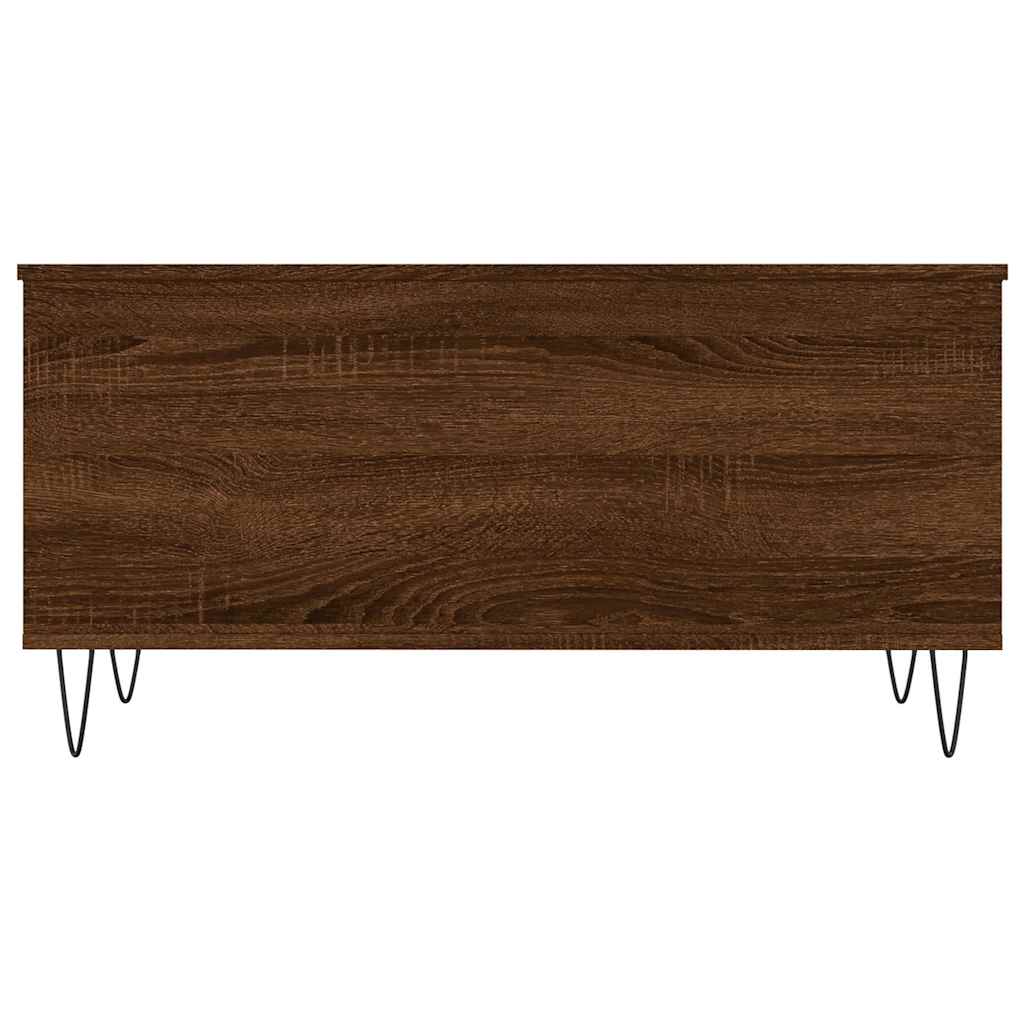 Stolić za kavu boja hrasta 90 x 44,5 x 45 cm konstruirano drvo