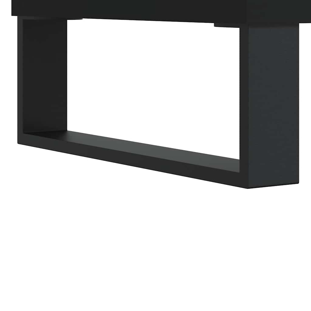 Stolić za kavu crni 90 x 44,5 x 45 cm od konstruiranog drva